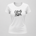 Culturally Rich Classic White Women's Tee