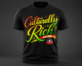 Culturally Rich Limited Edition Juneteenth Tee - Black