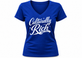 Culturally Rich Classic Blue Women's Tee