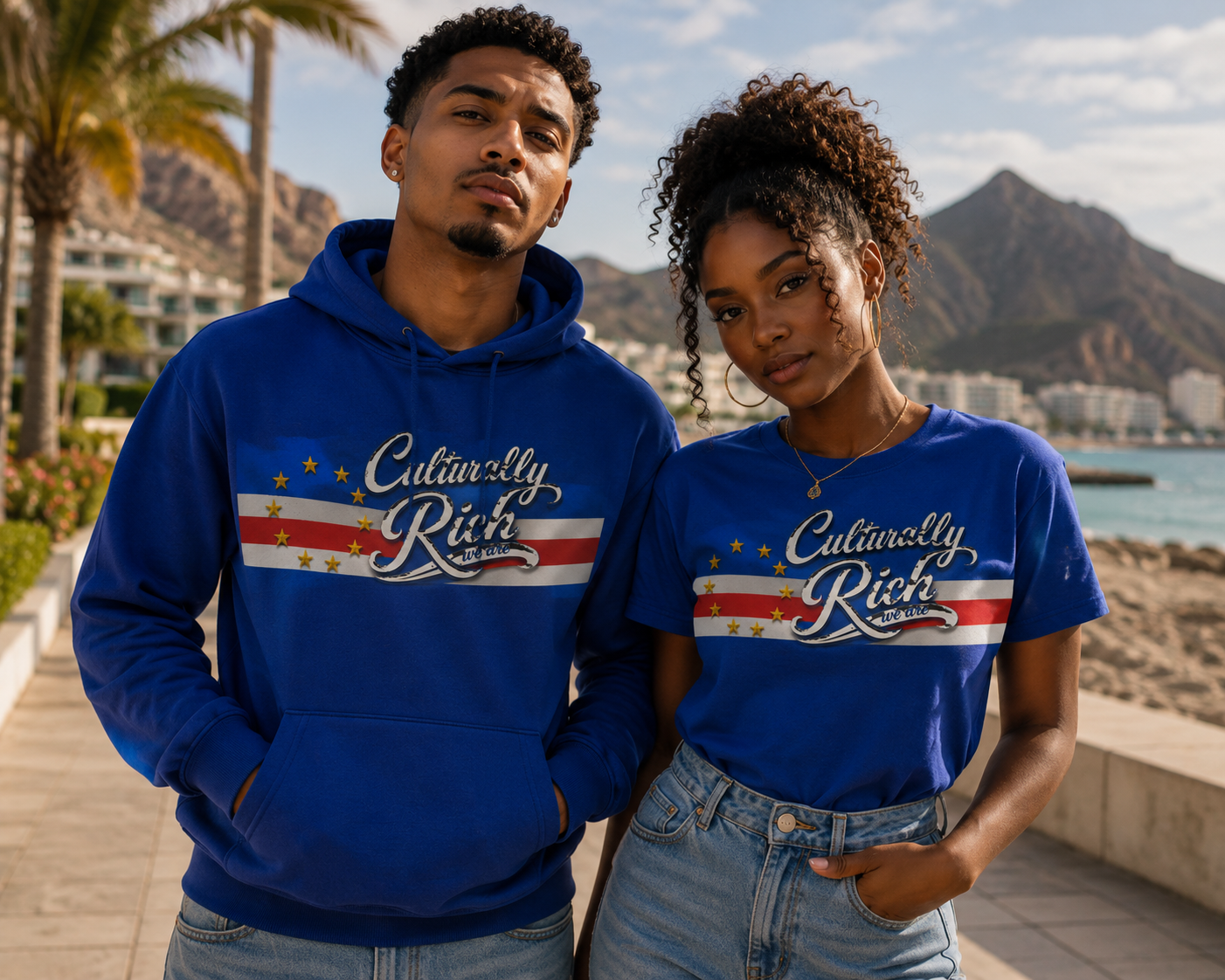Culturally Rich Cabo Verde Flag Classic T Shirt