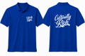 Culturally Rich Blue Polo Shirt