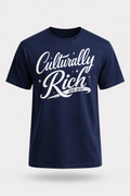 Culturally Rich Classic Tee - Navy Blue