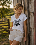 Culturally Rich Women's Classic White V Neck Tee