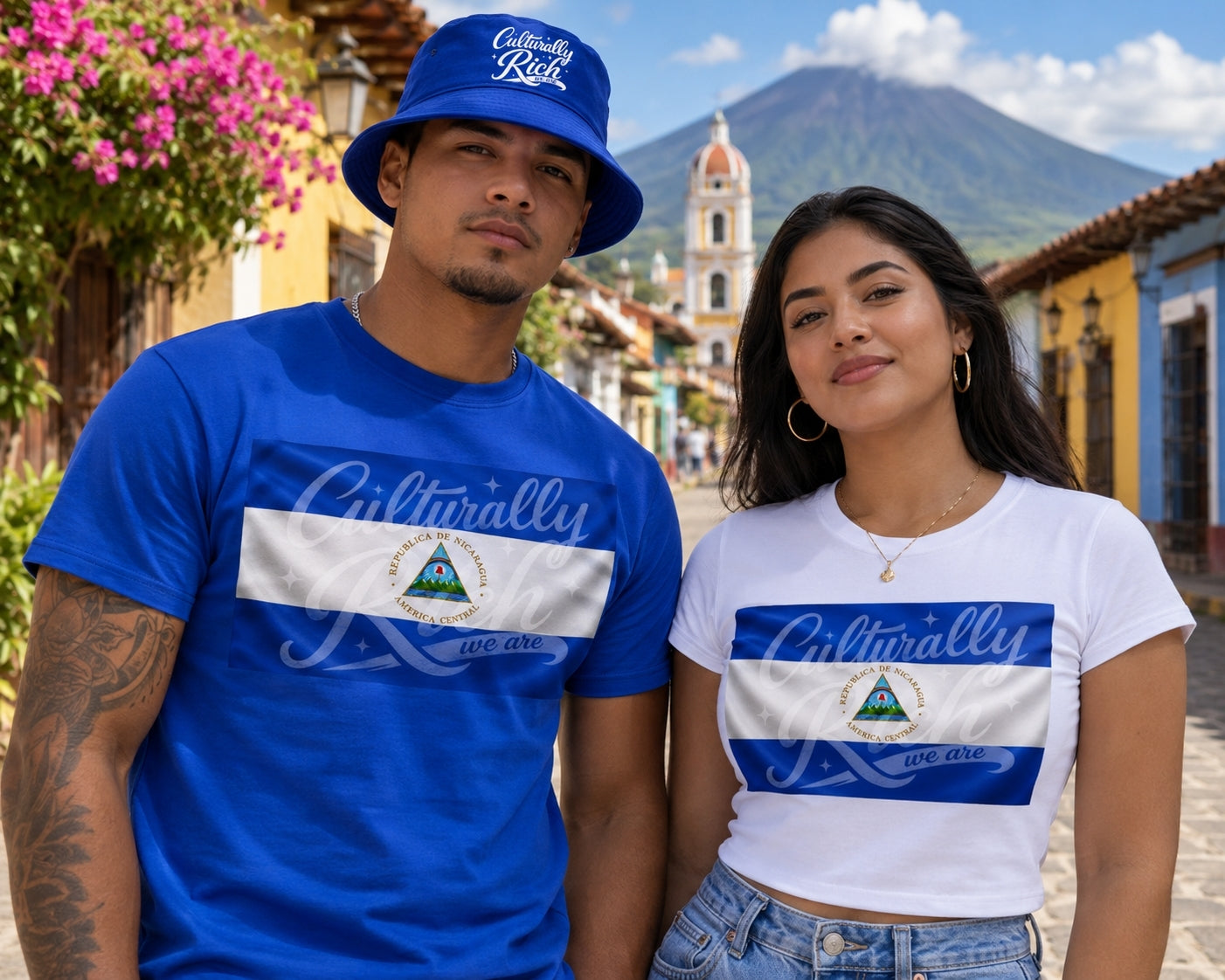 Culturally Rich Nicaragua Flag Classic T Shirt